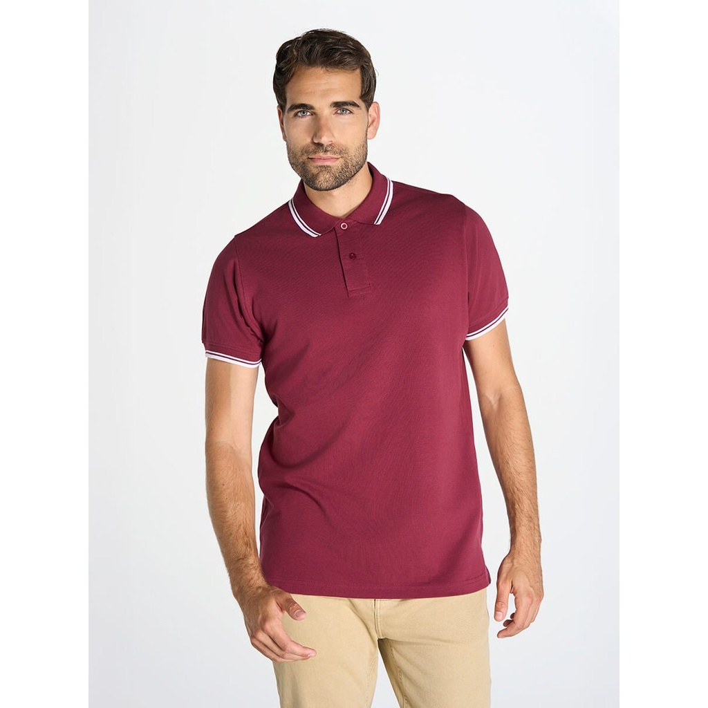 (PORA210CTR) Polo Uomo Manica Corta Regular Contrast