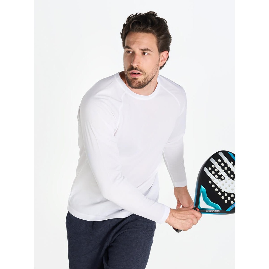 (SPORTMANLS) T-Shirt Uomo Manica Lunga Sport