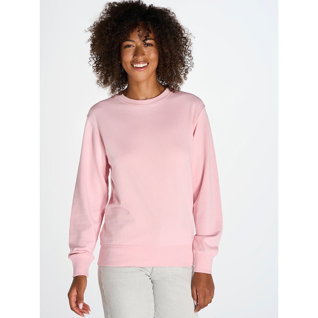 (SWCRL240) Felpa Donna Girocollo Leggera French Terry