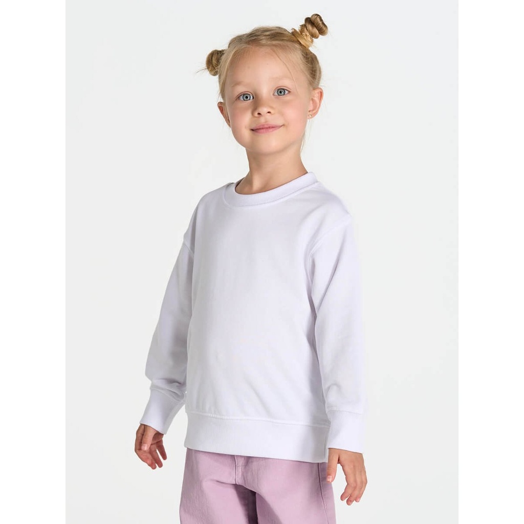 (SWRK240) Felpa Bambino Girocollo Leggera French Terry