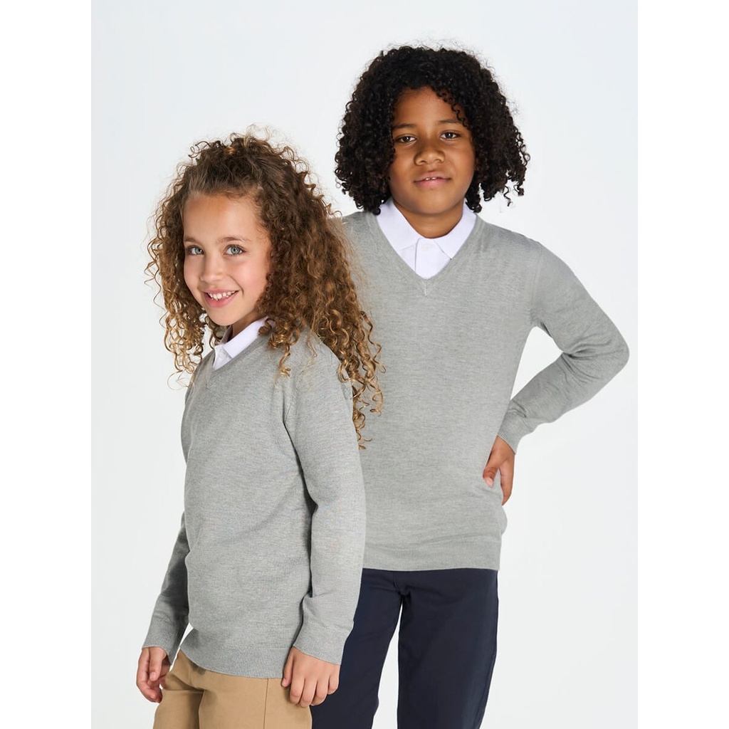 (WKBOSTONK) Pullover Bambino Collo A V