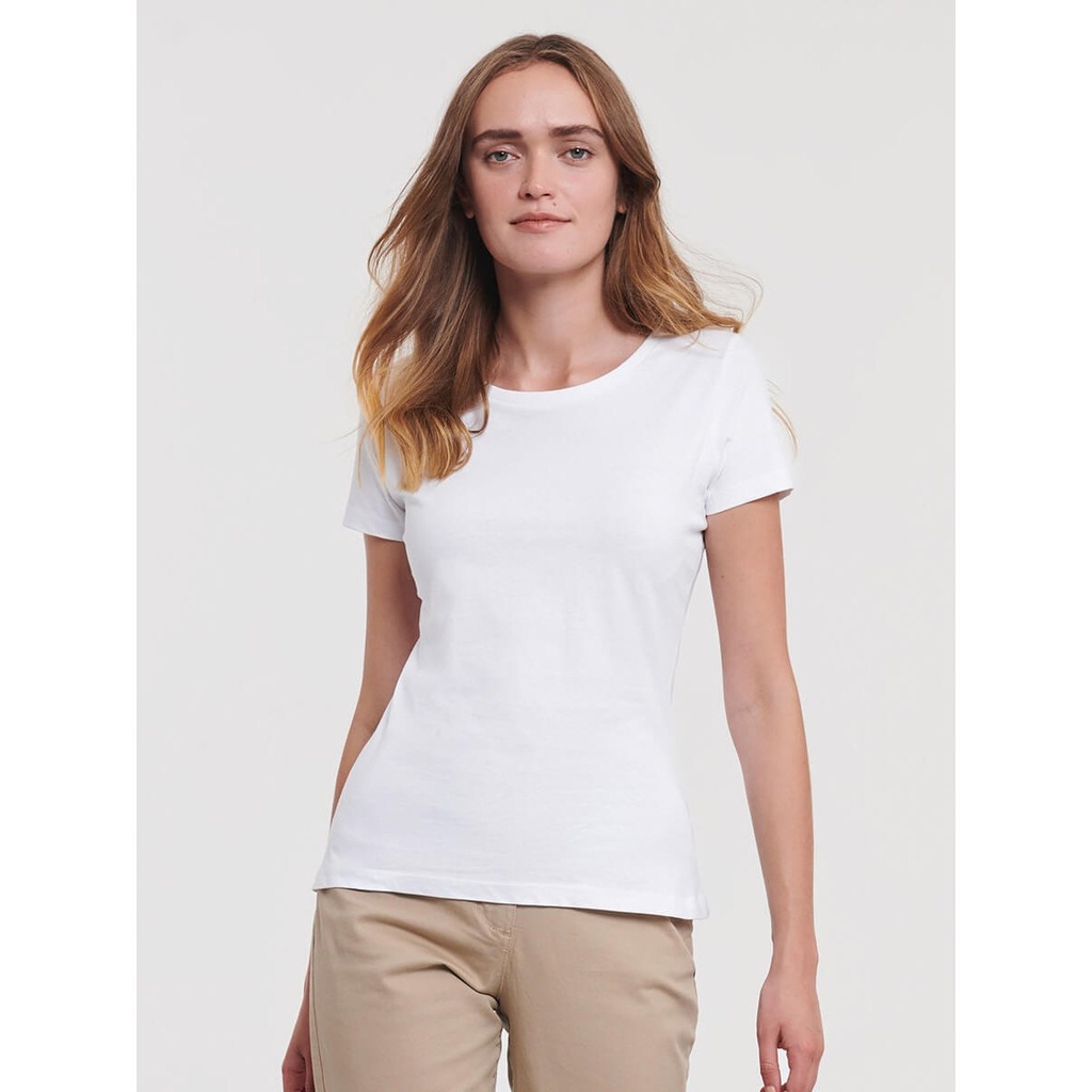 (108F) T-Shirt Donna Manica Corta Pure Organic
