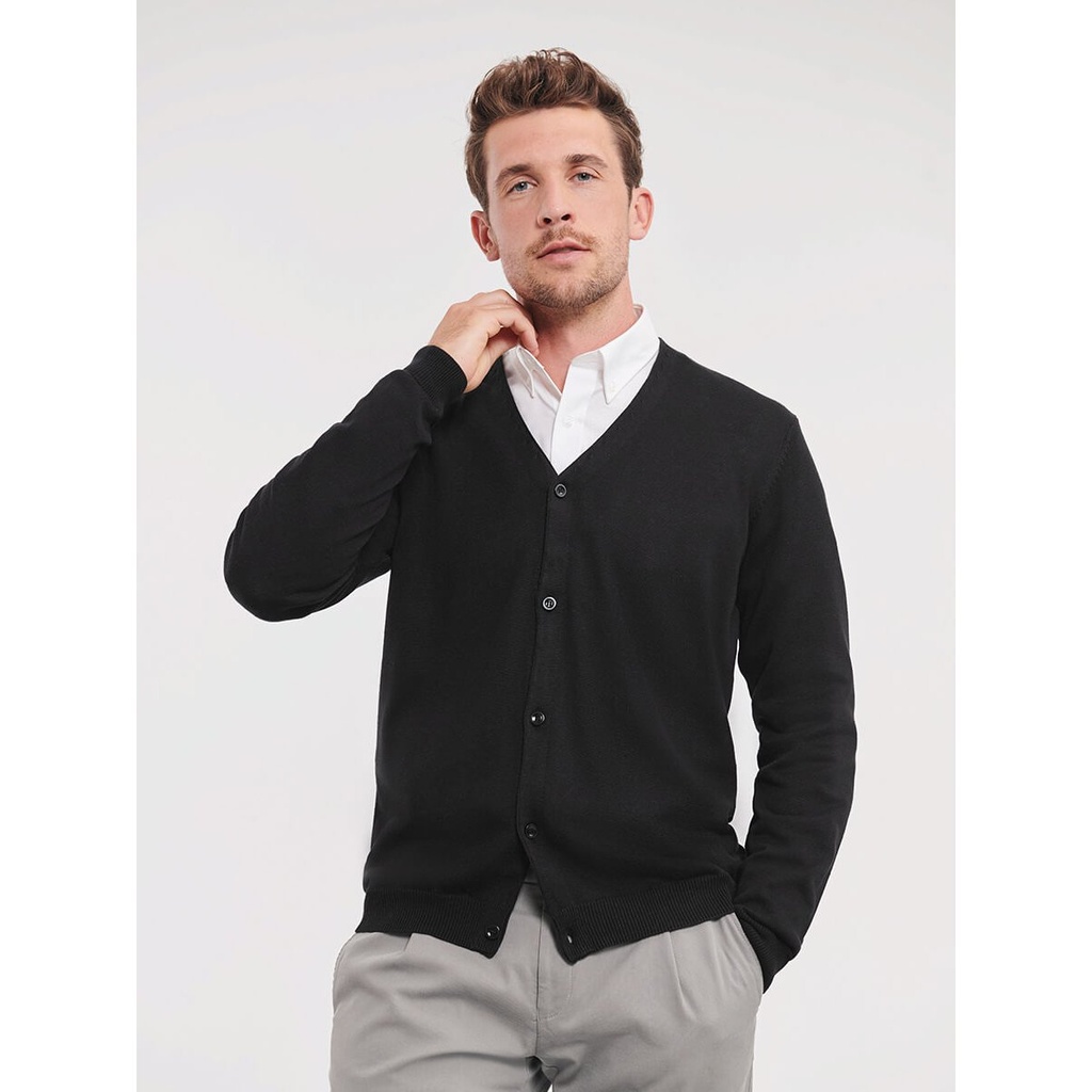 (715M) Cardigan Uomo Collo A V