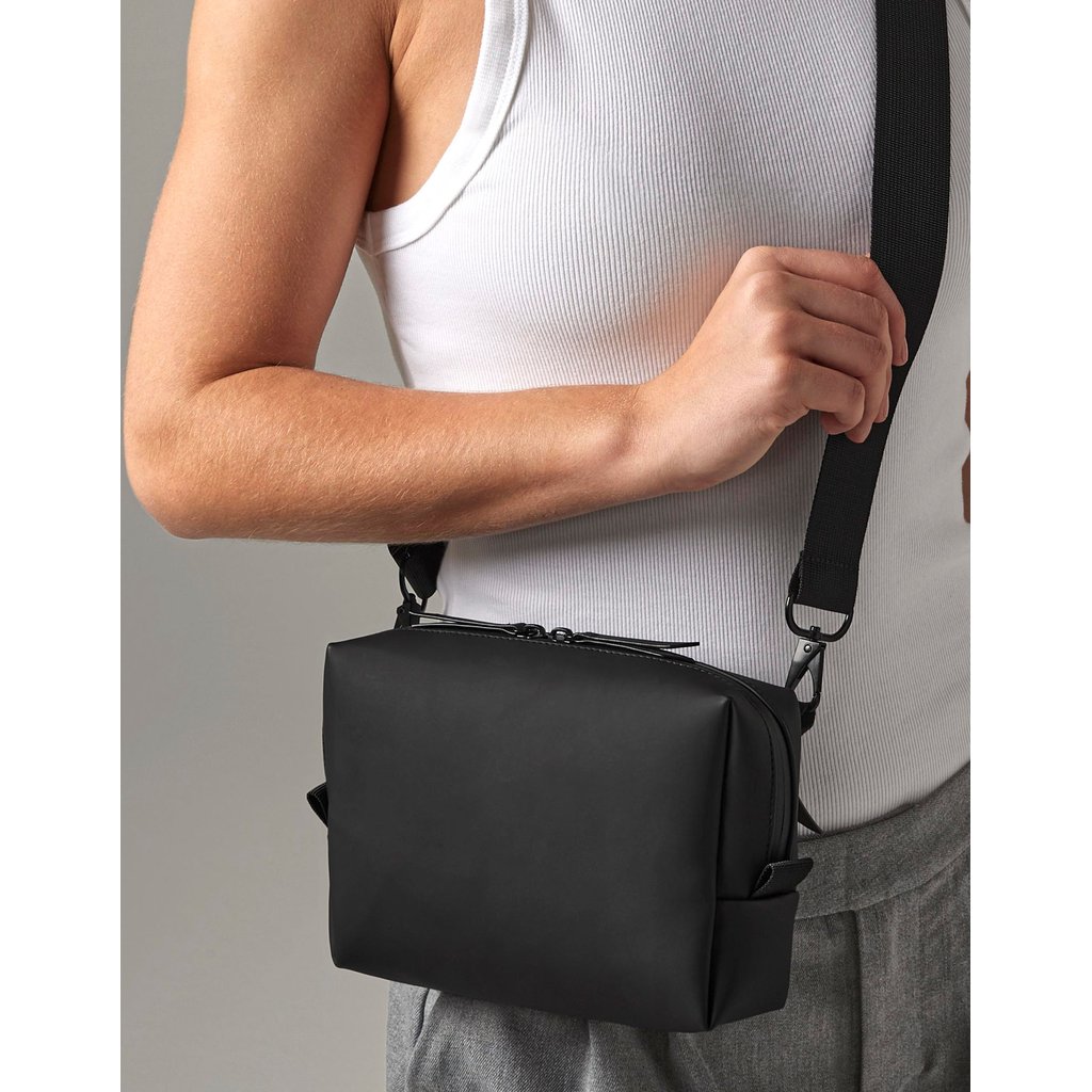 [BG334] Matte PU Cross Body Bag