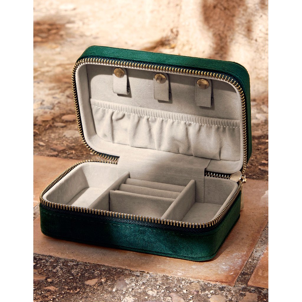 [BG710] Velvet Travel Jewellery Box
