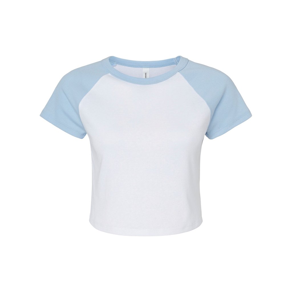 [BL1201] Women´s Micro Rib Raglan Baby Tee
