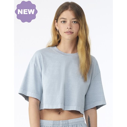 [BL6882GD] Women´s Heavyweight Washed Cropped Tee