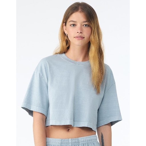 [BL6882GD] (6882GD) Women´s Heavyweight Washed Cropped Tee [BL6882GD]
