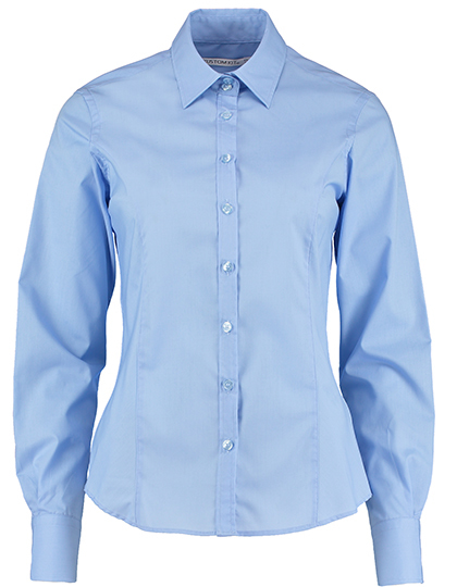 Tailored Fit Business Shirt Long Sleeve - UFO BLU